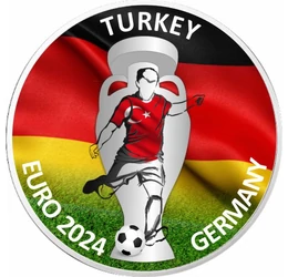 Labdarúgó EB - Törökország, 10 euró, ezüst