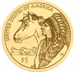 USA natív dollár, Kereskedelmi útvonal, 1 dollár, USA, 2012