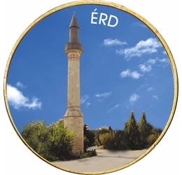 // 1 euró, Érd - a virágzó kertváros, egyedi színes érme, CuNi, Európai Unió, 2002-2023 // 