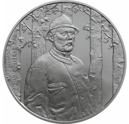 // 2000 forint, Szinyei Merse Pál, verdefényes, rézötvözet, Magyarország, 2020 // Szinyei Merse Pál, a magyar festészet úttörője, impresszionista irányának nagy alakja