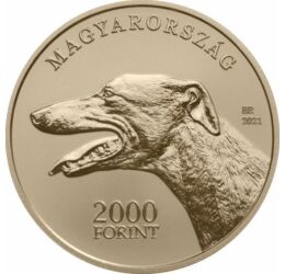 // 2000 forint, Magyar agár, réz-nikkel, Magyarország, 2021 // 