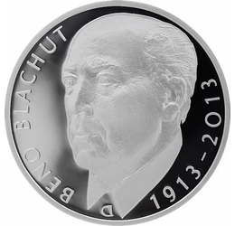 Beno Blachut, 500 korona, ezüst, Csehország, 2013