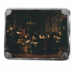 Dósa Géza: Bethlen Gábor, ezüstözött, festett érem