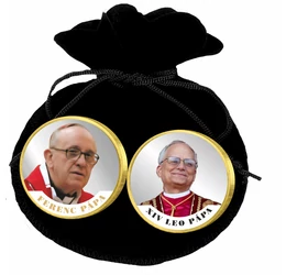 XIV. Leó pápa és Ferenc pápa, szett