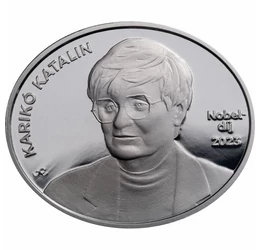 Karikó Katalin, 7500 forint, ezüst, Magyarország, 2024