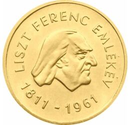 Liszt Ferenc - 50 forint arany emlékpénz
