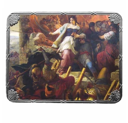 Székely Bertalan: Az egri nők, ezüstözött érem