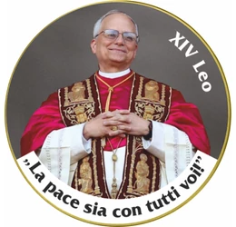 XIV. Leó pápa, színes érem