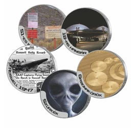 Titkok és rejtélyek - 1947 Roswell, 5 érmés szett
