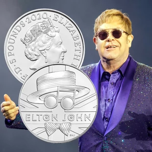 Zenei legendák: Elton John emlékérmén