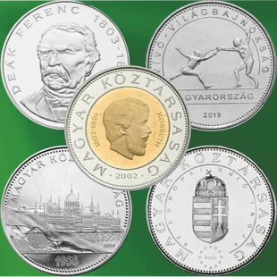 Jubileumi forgalmi érmék - II. RÉSZ: 50 forintosok