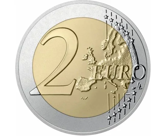 Nemzeti himnusz, 2 euró emlékérme, színezett, Luxemburg, 2013