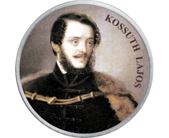 50 cent, ezüstözött, Kossuth Lajos Gyűjteményi darab