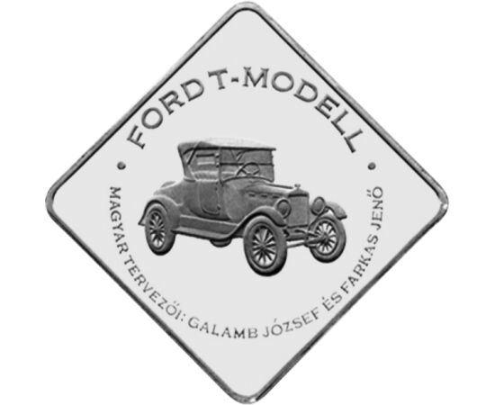 1000 Ft, Ford T-modell, szögl. Magyar Köztársaság