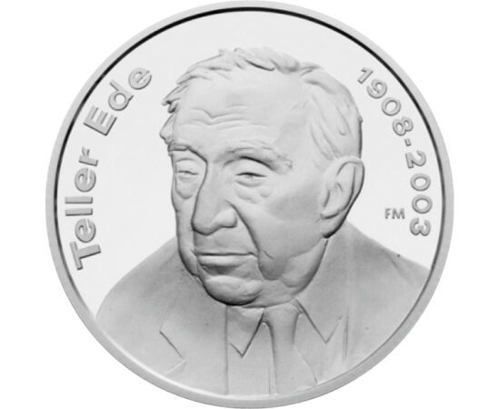5000 Ft, Teller Ede, ezüst, vf., 2008 Magyar Köztársaság