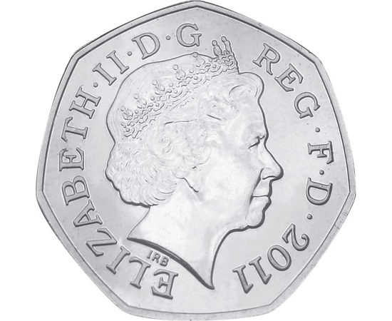 50 penny  William Shakespeare 2011 Nagy-Britannia