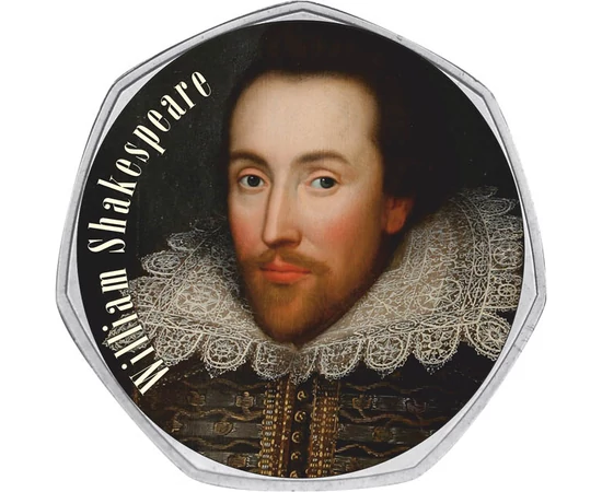 50 penny, William Shakespeare,2011 Nagy-Britannia