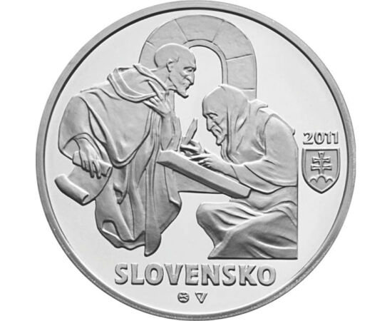 10 euró, Zobor, ezüst, 2011, vf Szlovákia