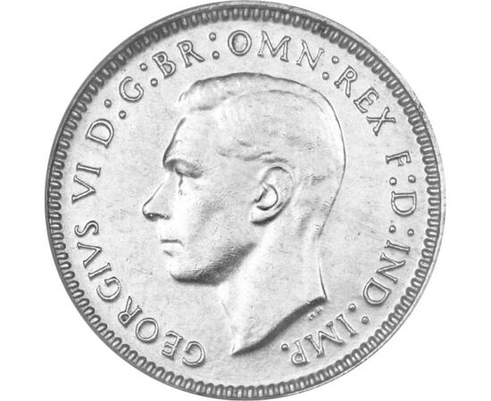 3 penny, VI. György, Ag, 1938-1952 Ausztrália