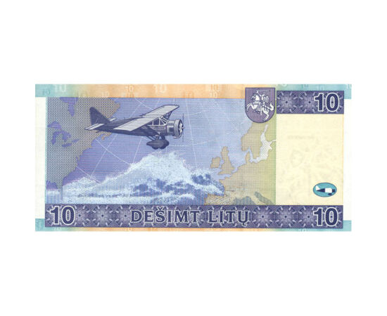 10 litu, Repülés, 2007 Litvánia