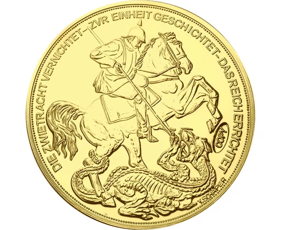 Bismark  10 dukát  1895 uv Német Birodalom