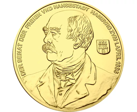 Bismark, 10 dukát, 1895,uv Német Birodalom
