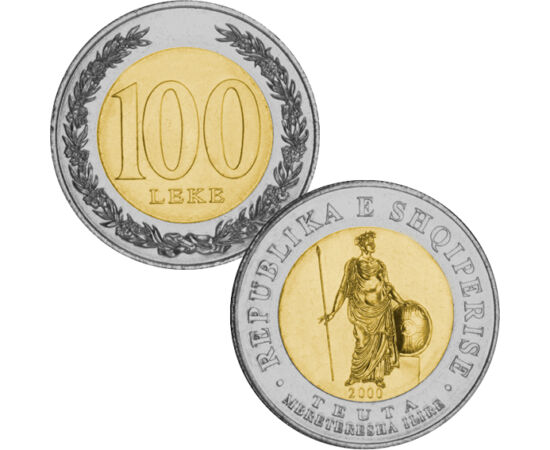 100 lek,Teuta illír királyné, 2000 Albánia