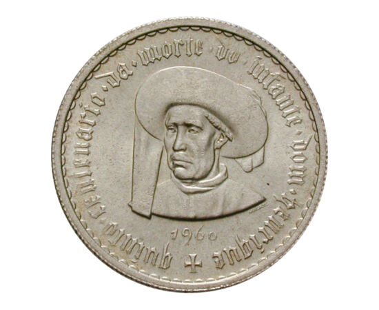 5 escudo, Tengerész Henrik, 1960 Portugália