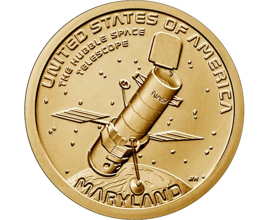 1 dollár,Amerik.új.-Hubble űrtávcső USA
