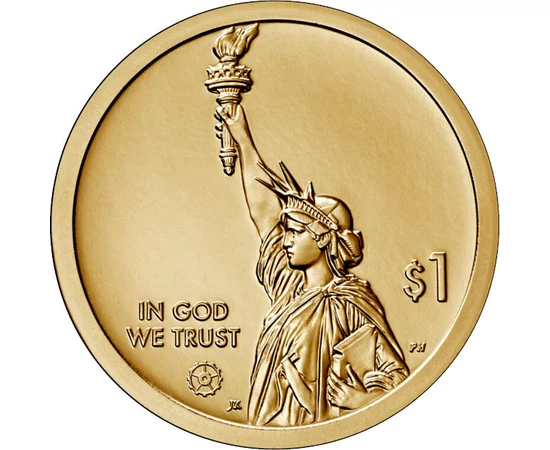 Amerikai újítók - Maryland, Hubble távcső, 1 dollár, USA, 2020