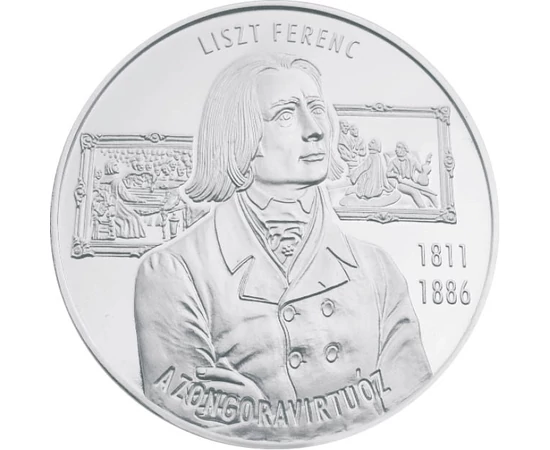 A zongoravirtuóz érem Liszt Ferenc