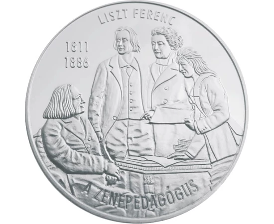 A zongoravirtuóz érem Liszt Ferenc