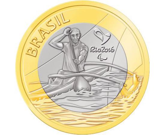 1 real, Kajak-kenu, 2015 Brazília