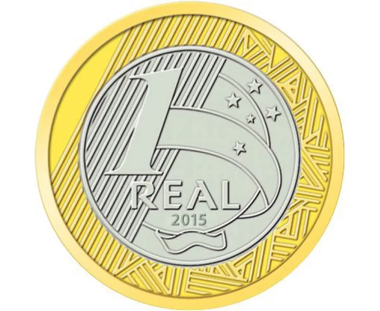 Riói Olimpia, 1 real, Brazília, 2015