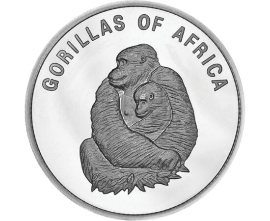 1000 schill. 2 gorilla, 2002-03 Uganda