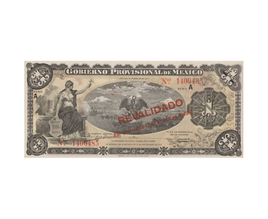 1 peso, 1914 Mexikó