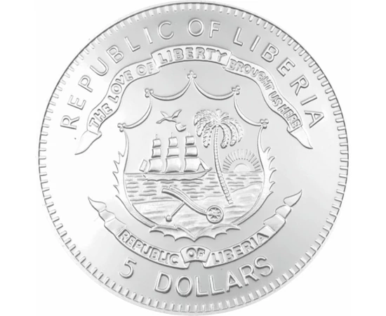 Napóleon - Császár és hadvezér, 5 dollár, Libéria, 2011