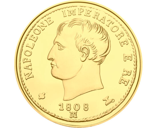 I. Napóleon, 20 líra, uv, 1808 Olaszország