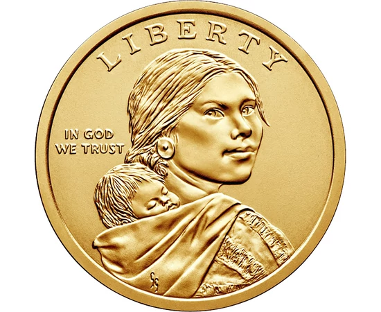 USA natív dollár - a Holdra szállás 50. évfordulójára, 1 dollár, USA, 2019