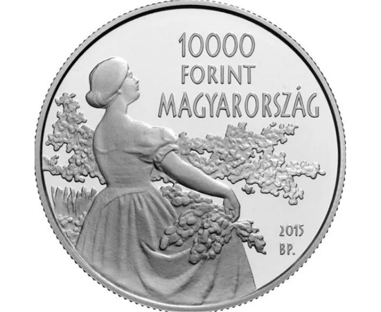 Tavasz ébredése, 10000 forint, ezüst, Magyarország, 2015