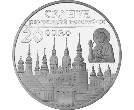 „A legszebb történelmi város”, 20 euró, ezüst, Szlovákia, 2011