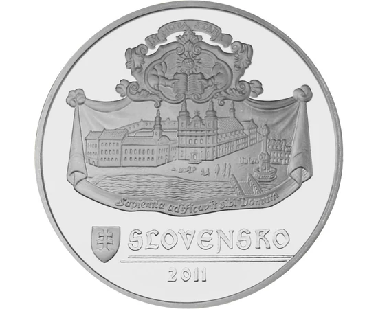 „A legszebb történelmi város” 20 euró ezüst Szlovákia 2011