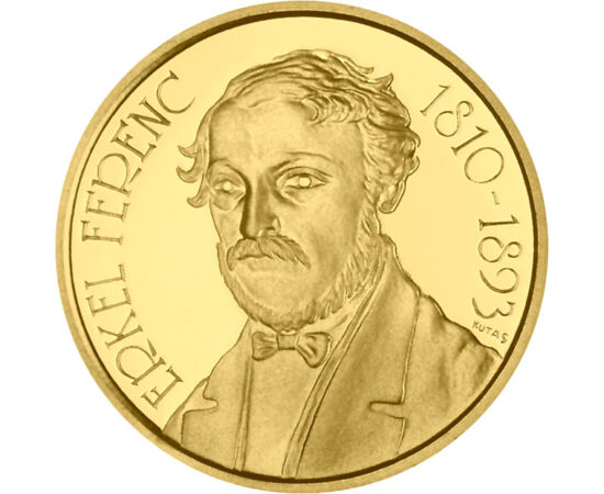 Erkel Ferenc, 10000 forint, arany, Magyar Köztársaság, 1993