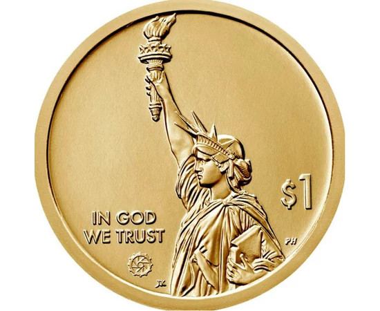 1 dollár Szabadság-szobor  CuNi 81 g USA 2021