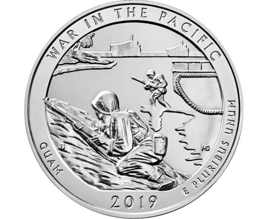  25 cent, Háború aCsendes-óceánon NP, USA