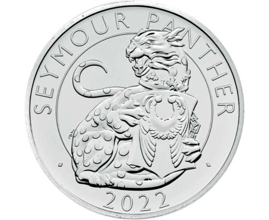 5 font, Seymour Párduc, , CuNi, 28,28 g, Nagy-Britannia, 2022