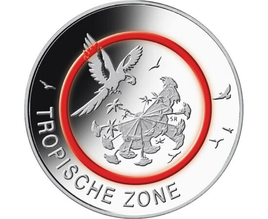 5 euró, Tropical zone, 2017, Németország