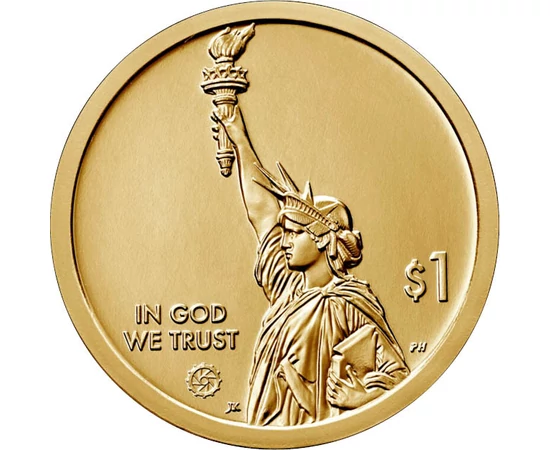 1 dollár Szabadság-szobor  CuNi 81 g USA 2021
