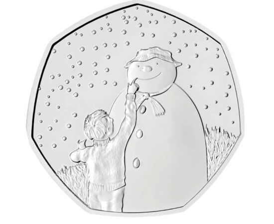 50 penny, A hóember, CuNi, 8 g, Nagy-Britannia, 2021