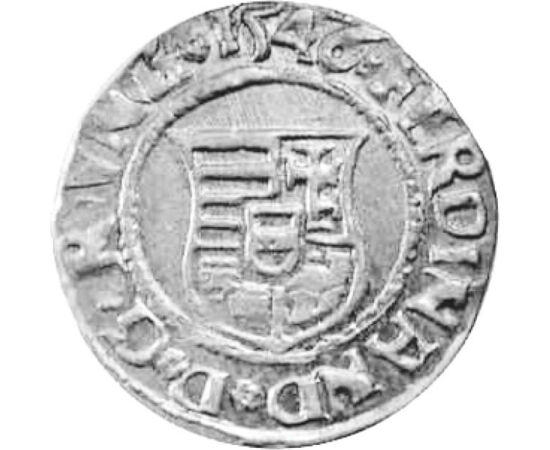 dénár, I. Ferdinánd, 1526-1564 ezüst, Magyar Királyság